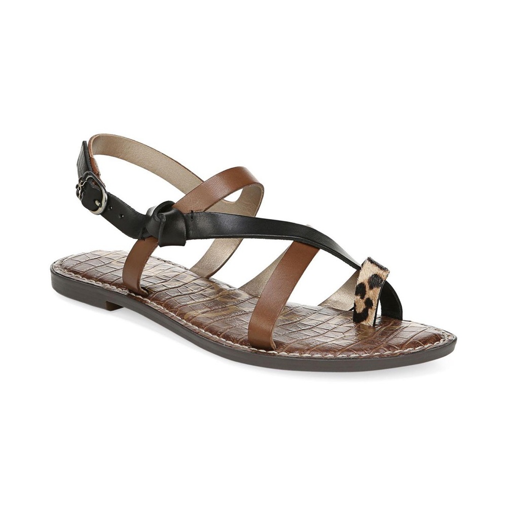 SAM EDELMAN Gladis Leopard Print Sandals